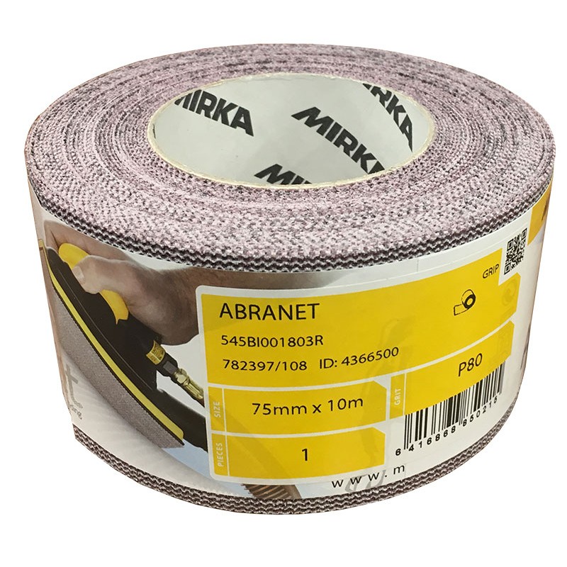 Mirka Abranet rollo de lijado 75 mm X 10 m