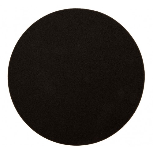 Espuma negra Ø 150 x 25 mm lisa