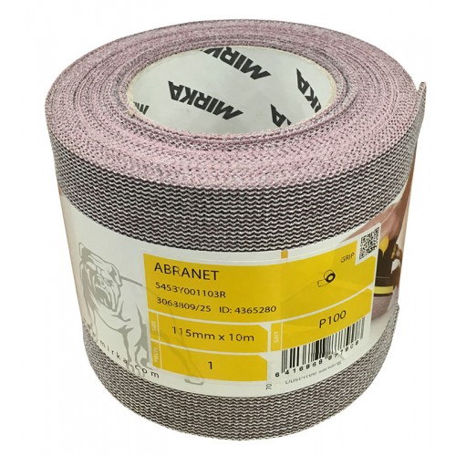 Rollos de lijado Abranet 115 mm x 10 m